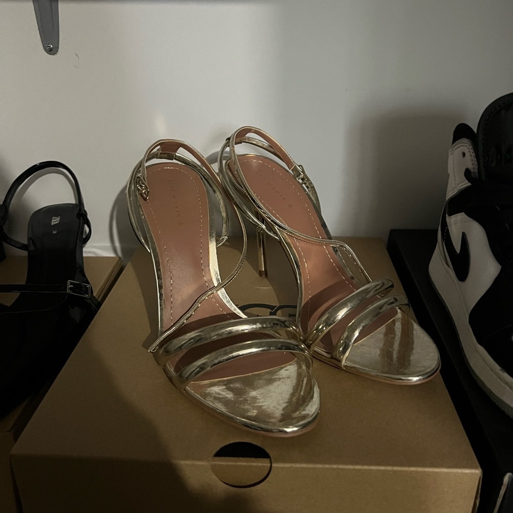 Gold heels